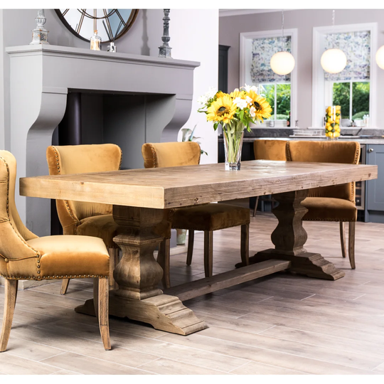 Devries Pine Solid Wood Dining Table