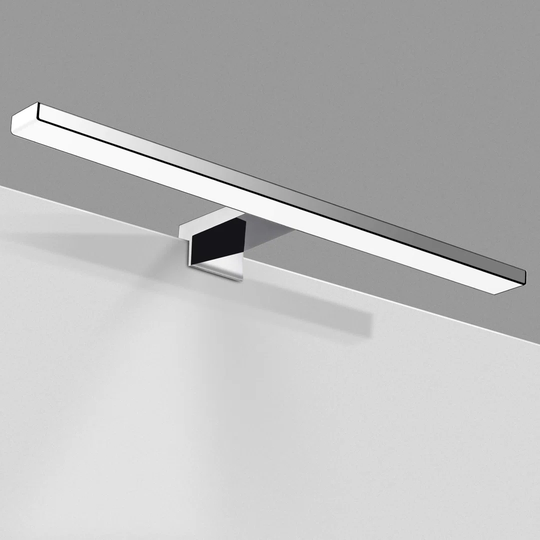 Athos 1 - Light LED Silver Mirror Light