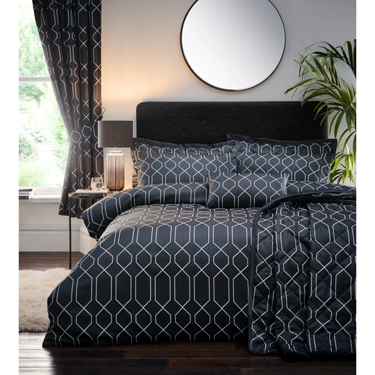 Killingsworth Kapp Luxury Jacquard Geometric Duvet Cover Set