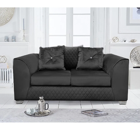 Sonoran 155Cm Velvet Round Arm Loveseat Sofa