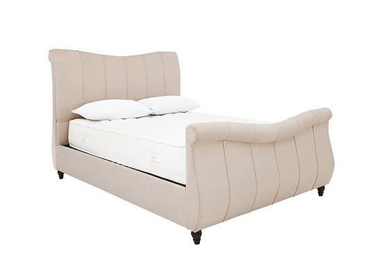 Belle Bed Frame - King Size - Beige