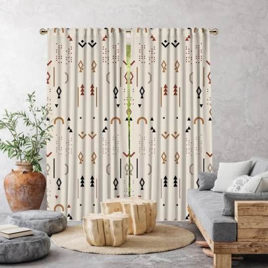 Arawn Semi Sheer Curtains