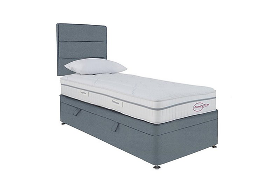 Sleepeezee - Memory Touch Ortho Side-lift Ottoman Divan Set - Single - Blue