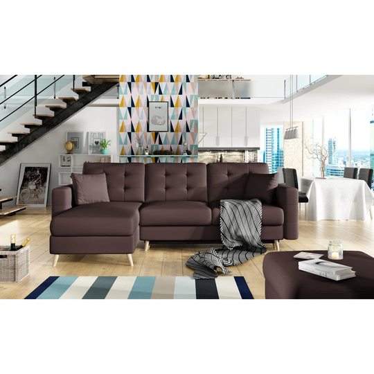 Daniels Universal Soft Reversible Corner Sofa Bed