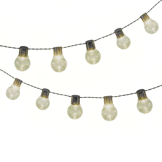 290Cm LED Solar Powered 10 - Bulb Mini String Light (End to End Connectable)