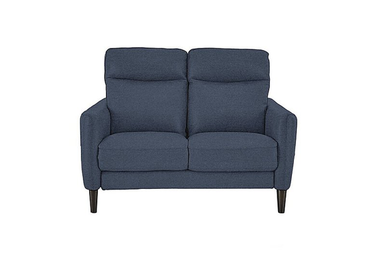 Compact Collection Petit 2 Seater Fabric Sofa - Blue