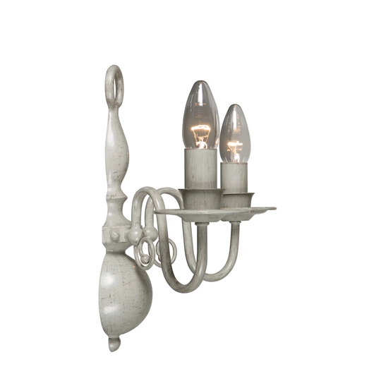 Aubervilliers 2-Light Candle Wall Light