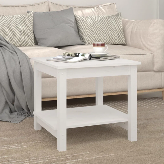 Bubovice Solid Wood Coffee Table with Storage
