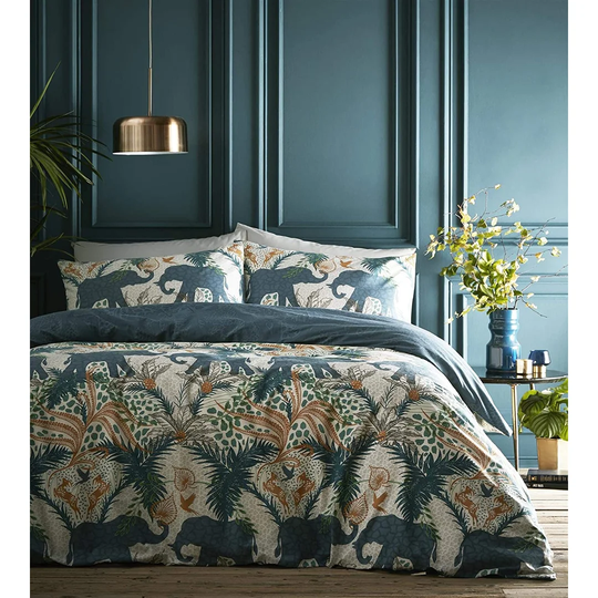 56 TC Reversible Duvet Cover Set