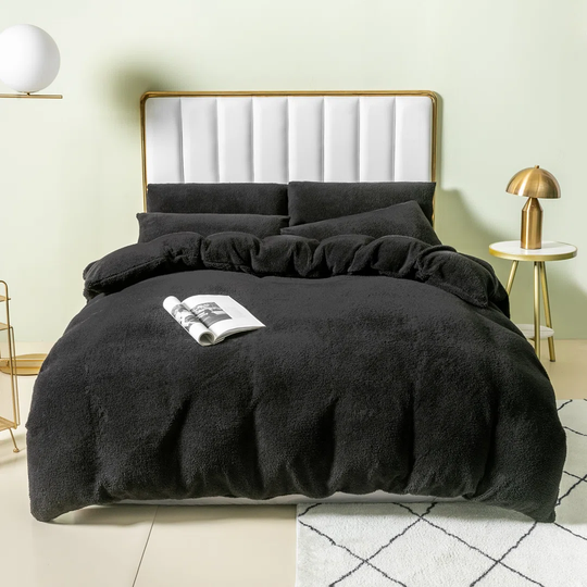 Bellemoor Teddy Fleece Duvet cover set