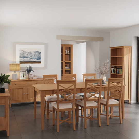 6 - Person Solid Wood Dining Set