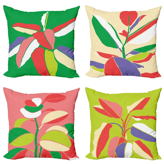 Haqeem Indoor/Outdoor Abstract Square Scatter Cushion Cover