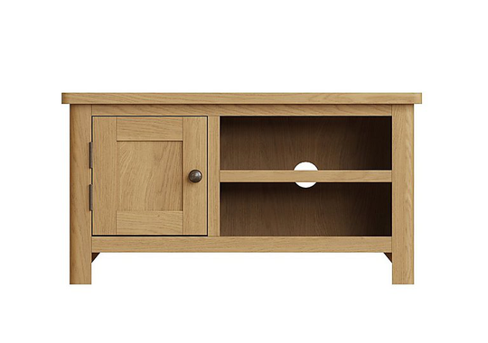 Carson Oak TV Unit - Brown