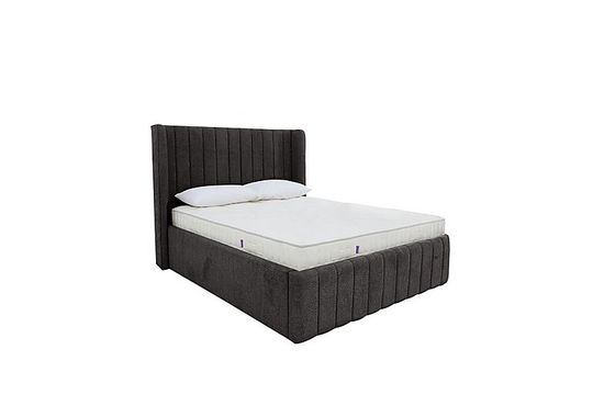 Eira Low Foot End Ottoman Bed Frame - Double - Black