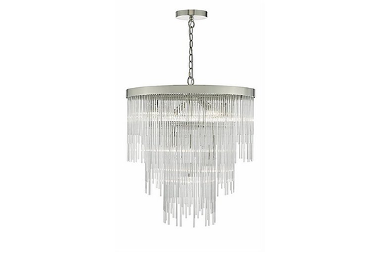 Ada 7 Light Pendant Ceiling Light - Clear