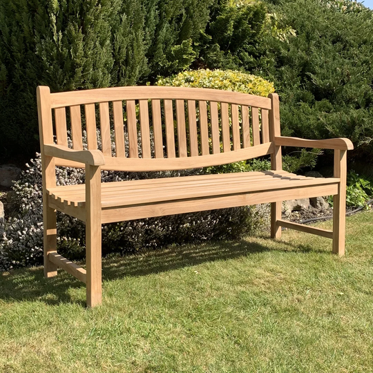 Novella Teak Traditional Bench