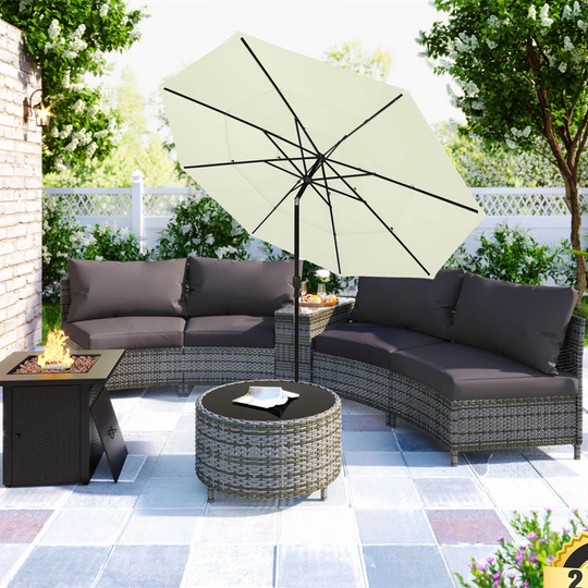 Parasol with aluminum pole 3.5m