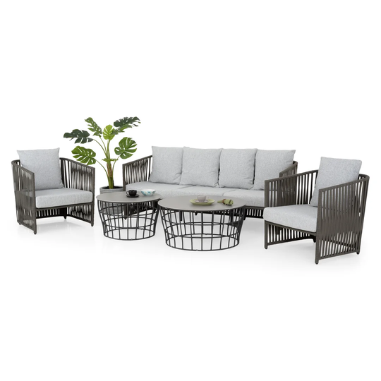 Alemanno 5 Seater Sofa Set