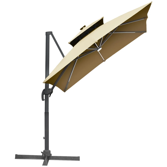 Yaritza 2.9m x 2.5m Rectangular Cantilever Parasol