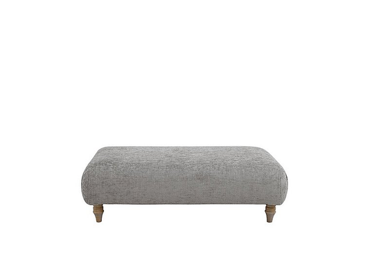 Oyster Bay Fabric Bench Stool - Grey