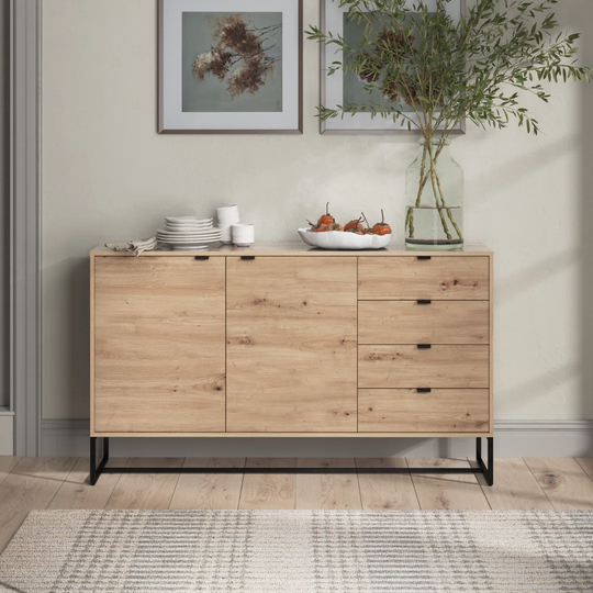 Wyatt 153Cm Wide 4 Drawer Sideboard