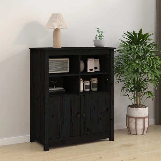 Sollis 83 Cm Wide Pine Solid Wood Sideboard