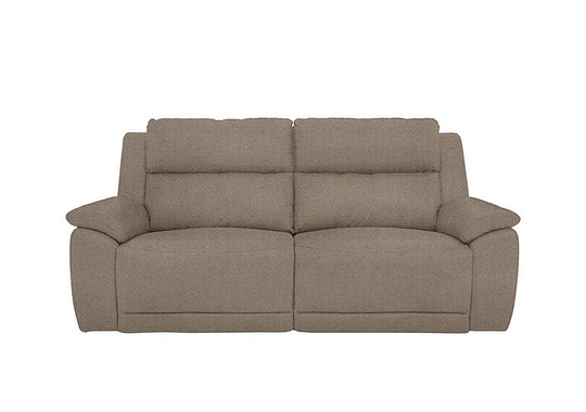 Utah 3 Seater Fabric Sofa - Beige