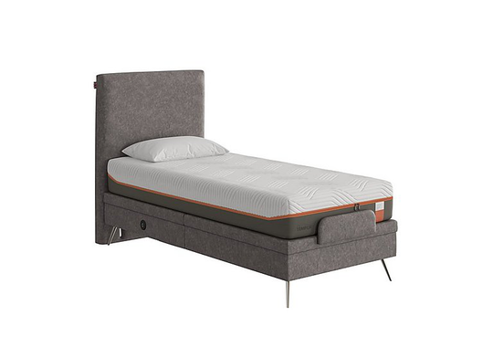 Surface Adjustable Bed - Single - Grey