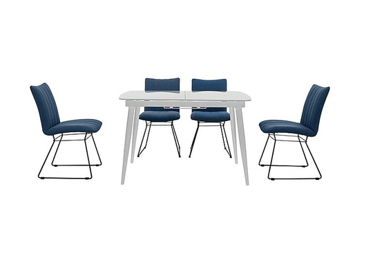 Ace Small Extending Dining Table and 4 Chairs