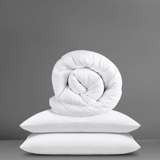 Slumberdown Complete Protection Anti Viral 10.5 Tog All Year Round Duvet with 2 Pillows