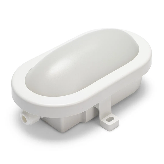 Super Bright Oval LED Wall Sconce/Ceiling Light: 450 Lumens (5W). Easy Installation. For Indoor Or Outdoor Use (IP65). Natural Light 4000K