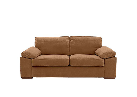 Home 2 Seater Fabric Sofa - Brown