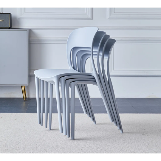 Stoker Stackable Plastic Chairs (CHA201) X 4