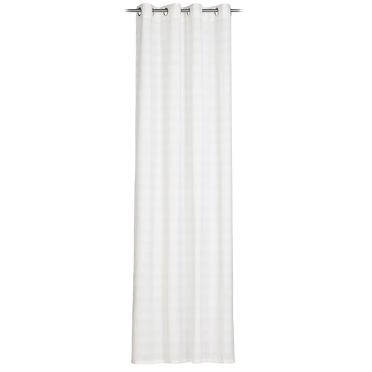 Person Eyelet Semi-Sheer Single Curtain