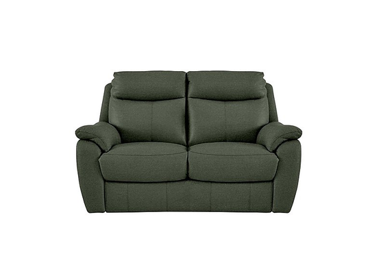 Snug 2 Seater Fabric Sofa - Green