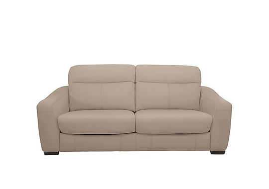 Cressida 3 Seater Leather Sofa Bed- World of Leather