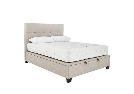 Hadley Ottoman Bed Frame - King Size - Beige