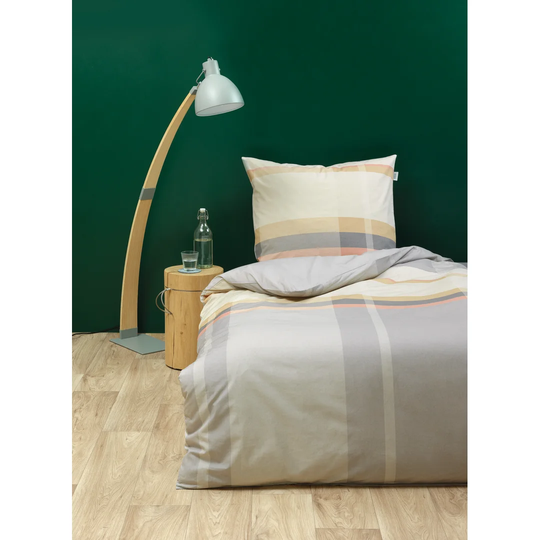 Checks Percale Duvet Cover Set