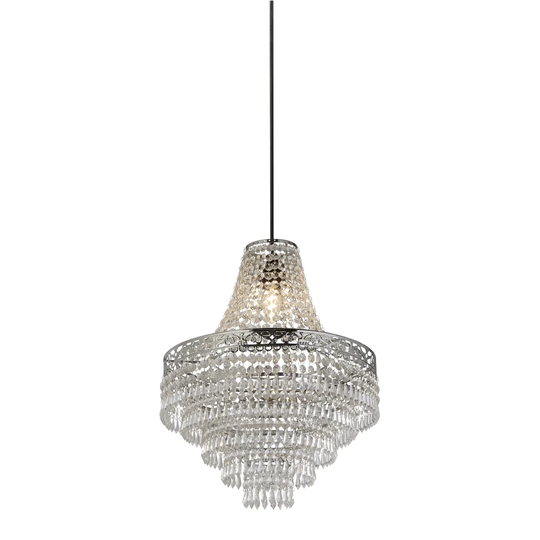 Coralino 1 - Light Crystal Tiered Pendant
