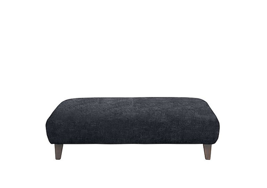 Boutique Splendour Fabric Bench Stool - Blue