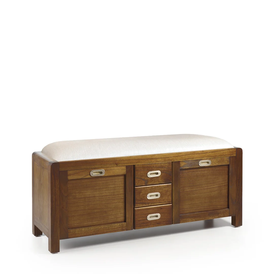 Flash Wood Storage Hallway Bench
