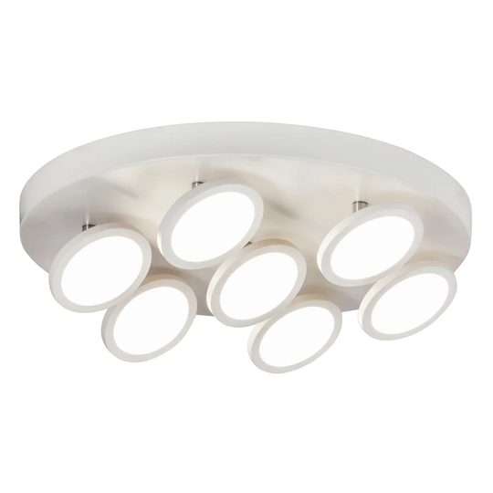 Lacerta 7 Light LED Ceiling Spotlight