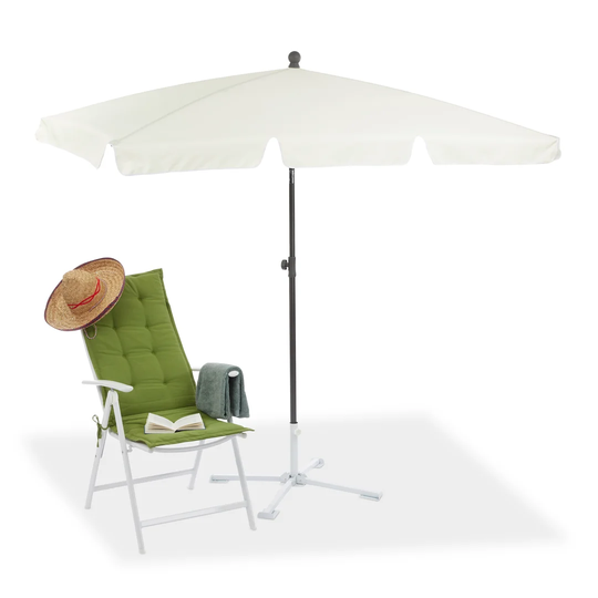 Robert 2m x 1.2m Rectangular Traditional Parasol