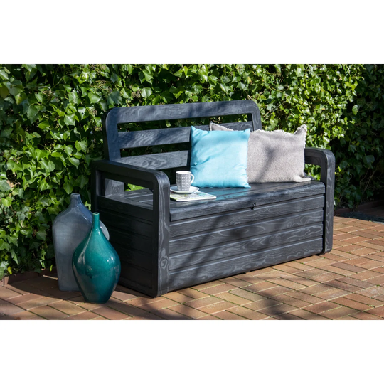 Isatu Large Plastic Storage Bench