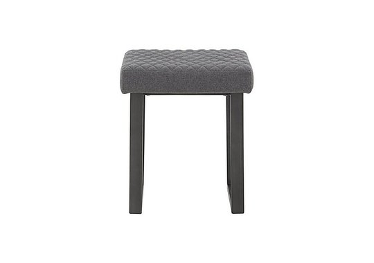 Earth Dressing Table Stool - Grey