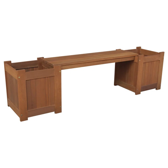 Lesli Living Bench with Flower Box 174 x 40 x 45cm TeakLook