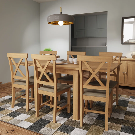 Drop Leaf Solid Wood Dining Set