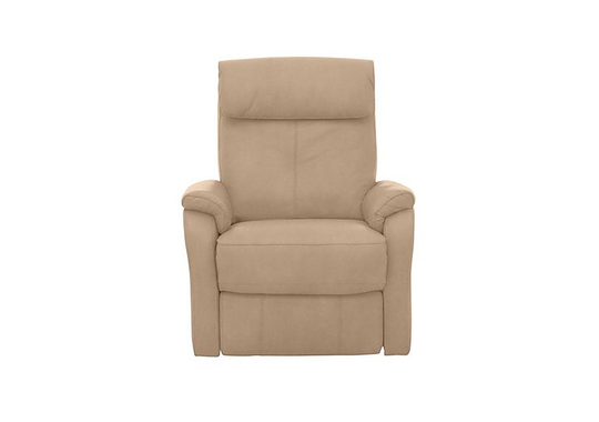 Rowan Fabric Swivel Rocker Recliner Armchair - Beige