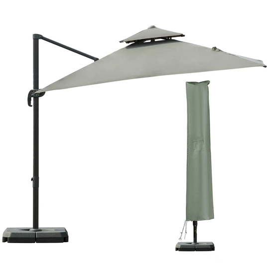Samiyah 2.7m Square Cantilever Parasol