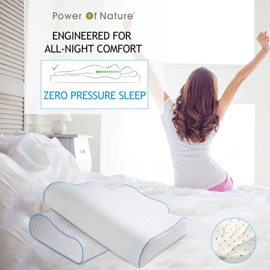 Memory Foam Pillow Blue 60*35*9cm